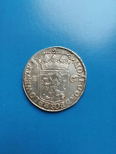 Repubblica Olanda Provincia Frisia Occidentale 1 fiorino 1734 - Delmonte 1180 - vz - Foto 1 di 2