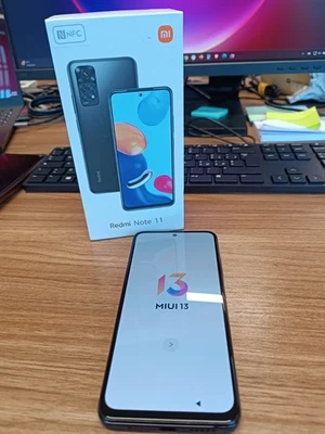 Xiaomi Redmi Note 11 Smartphone 4GB 128GB AMOLED 6.43" Quad Camera 50MP Snapdrag - Immagine 1 di 2