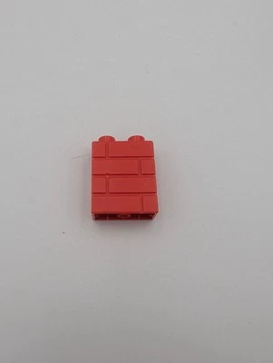 1x Lego Duplo Bau Stein 1x2x2 rot Wand Profil Backstein Mauerwerk 10813 25550 - Bild 1 von 2