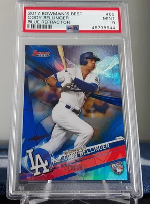 2017 Bowman's Best Cody Bellinger Blue Refractor RC #139/150 - Dodgers - Image 1 of 4