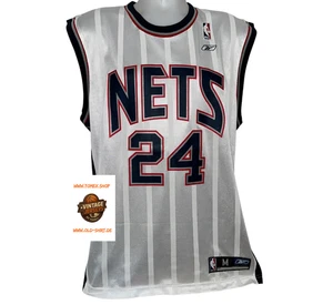 Reebok New Jersey Nets Trikot – Richard Jefferson #24 – M – Weiß – NBA- Vintage - Bild 1 von 5