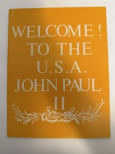 Vintage Pope John Paul II Photograph 1979 U.S. Tour v - Bild 1 von 6