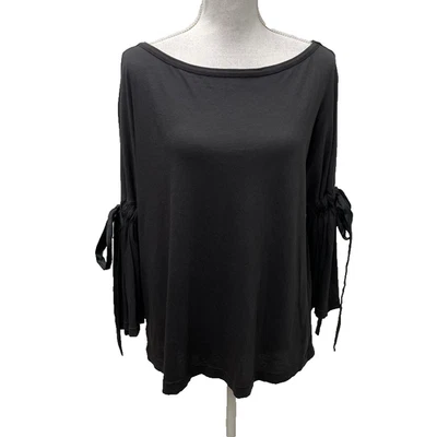 Blusa Top Lou & Grey Manga Corbata Campana Para Mujer Mediana Negra Caprichosa Hada Oscura Foto 1 de 4