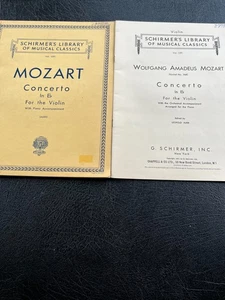 MOZART - Concerto in E flat for the violin - Score - with Piano Accompaniment - Picture 1 of 1