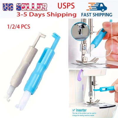 Máquina de coser enhebrador de agujas herramienta de enhebrado automático accesorios de costura para el hogar Foto 1 de 4