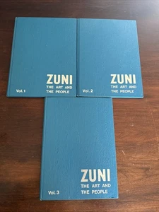 ZUNI The Art and the People Squaw Bell Traders Grants NM 1975 Vol 1-3 Bell - Picture 1 of 8