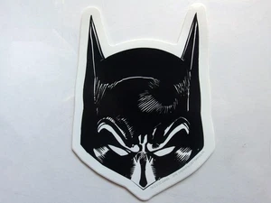 Batman Mask Sticker 🦇 DC Comics C&D 4"x5.5" Black & White Die-Cut Decal - Picture 1 of 3