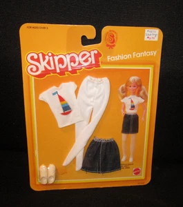 Barbie Muñeca Patrón Moda Fantasía #4877 "Días Escolares" Tarjeta Sellada 1983 - Imagen 1 de 6