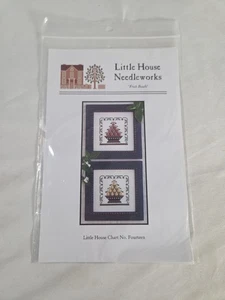 Fruit Bowls 2 Designs Little House Needleworks No14 Counted Cross Stitch Pattern - Picture 1 of 6