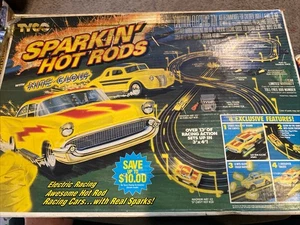 TYCO Sparkin’ Hot Rods Slot Car Track 6218 With Box - Picture 1 of 8