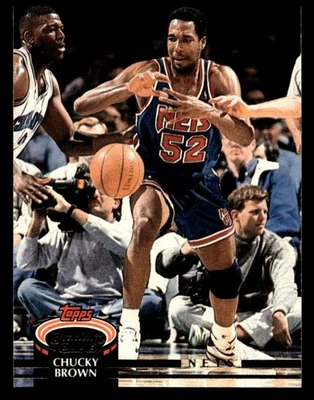 Stadium Club Chucky Brown 1992 #371 New Jersey Nets - Image 1 of 2