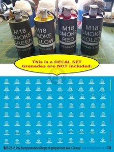 Marcature Peddinghaus 1/35 per granate fumogene colorate US M18 Vietnam (bianco) 4229 - Foto 1 di 1