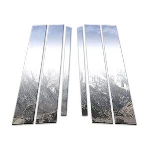 Auto Reflections Pillar Post Covers fit for 2016-2019 Mercedes GLE SUV [6p] - Picture 1 of 4