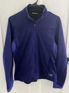 Arc'teryx Trino Jacket Women's Size Medium Purple Softshell Full Zip Windstopper - Picture 1 of 5