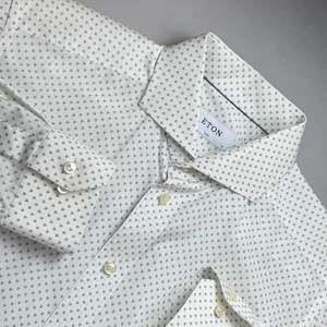 ETON Dress Shirts Men Button Up Contemporary Slim Fit 100% Cotton Triangle 41 16 - Bild 1 von 15