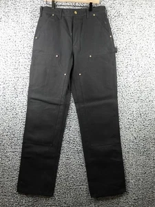Carhartt Double Knee Pants Mens 32x34 Loose Fit B01 Carpenter Canvas USA - Picture 1 of 20