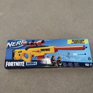 NERF Epic Games Fortnite BASR-L Bolt Action Sniper Gewehr Gun mit Zielfernrohr - NEU - Bild 1 von 7