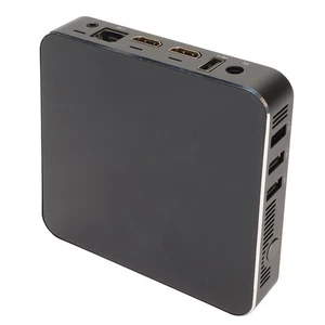 ・Mini PC 8GB DDR4 RAM 256GB ROM 4K UHD Black Mini Desktop Computer For Windows10 - Picture 1 of 24