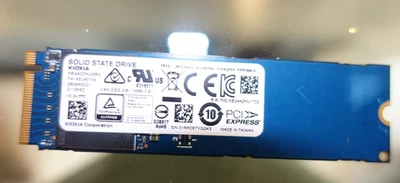 Toshiba KIOXIA NVMe M.2 256GB PCIe Solid State Drive SSD KBG40ZNV256G HP 10Gbps - Image 1 of 2