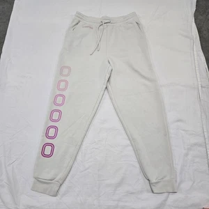 Size MEDIUM Overtime Cream Classic Joggers Pink/Purple Repeat Logo Sweatpants - Picture 1 of 22