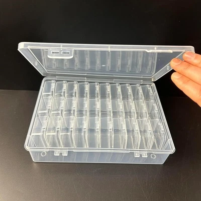 Organizadores de almacenamiento de cuentas 31 piezas - Mini cajas de almacenamiento con bisagras 9" x 7" x 2" Foto 1 de 4