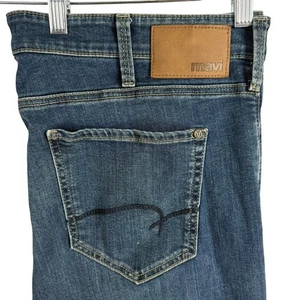 Jeans Mavi Zach gamba dritta denim blu comodo elasticizzato uomo taglia 38x32 - Foto 1 di 10