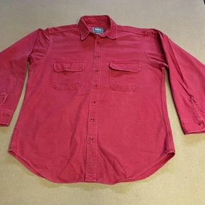 Vintage Woolrich Shirt Mens Large Heavyweight Made USA Work Western 90s - Picture 1 of 7