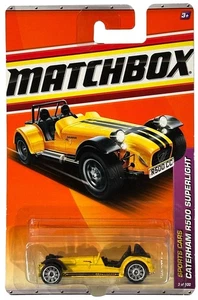 Brand new 2011 Matchbox #3/100 Sports Cars yellow Caterham R500 Superlight - Picture 1 of 3
