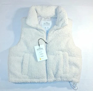 Hollister Women's  Fleece Puffer Vest Size  M NWT Collection. - Picture 1 of 12