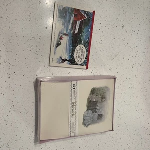 Nuevo de Lote Antiguo Papelería Renner Davis Moda Y Brownie Tarjeta Postal de Navidad - Imagen 1 de 7