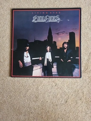 Bee Gees - Living Eyes Vinyl LP RSO Records UK 1981 - Image 1 of 4