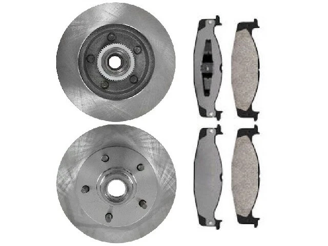 Front Brake Pad and Rotor Kit For Ford E150 Econoline Club Wagon PZ331GF - Image 1 of 1
