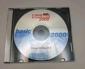 Quicken 2000 Basic (CD, 1999) • Intuit Software • For Windows • DISC ONLY - Picture 1 of 3