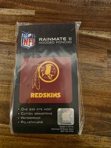 Washington Redskins Poncho mit Kapuze Rainmate II One Size NFL Lizenziert. Nagelneu   - Bild 1 von 2