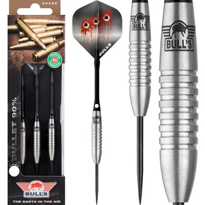 Bulls Bullets Darts Set Steel Tip 21g 23g 25g Gramm 90% John Lowe Style Tungsten - Bild 1 von 1