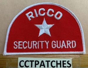 RICCO SECURITY GUARD, MICHIGAN (POLICE) SHOULDER PATCH MI - Picture 1 of 2