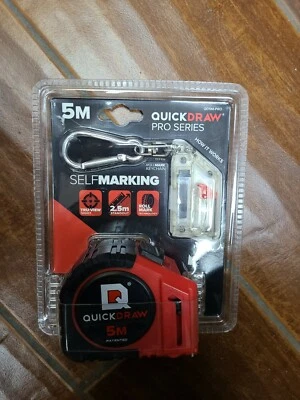 12 units QUICKDRAW PRO Series 5 METERS Self Marking Tape Measure - Image 1 of 4