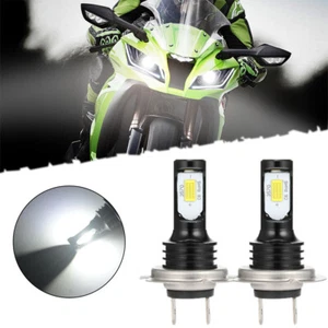 For Kawasaki Ninja ZX10R 2004-2005 2011-2016 - H7 LED Headlight Bulbs Lamp 6000K - Foto 1 di 9