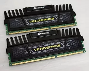 8GB (2x4GB) DDR3, PC3-15000, 1866MHz, 1.5V, CORSAIR VENGEANCE, WORKING - Picture 1 of 3