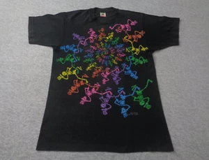 Vintage Grateful Dead Shirt Mens Large 1990 Skeleton Spiral Single Stitch - Picture 1 of 8