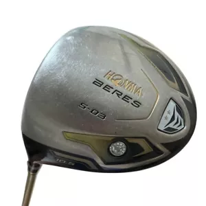 Lefty HONMA GOLF BERES S-03 DRIVER 10.5deg Flex-R 2STAR ARMRQ 8 49 No H/C F/S - Picture 1 of 10