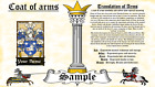Mauae-Nedermoasmcglinchy Coat Of Arms Heraldry Blazonry Print