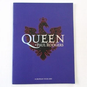 Queen + Paul Rodgers 2005 European Tour Purple UK Concert Programme Book (NM) - Picture 1 of 8