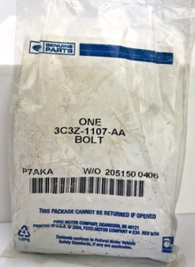 New Genuine Ford Bolt - Wheel 3C3Z1107AA / 3C3Z-1107-AA OEM - Picture 1 of 2