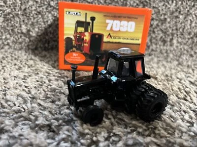 2023 NFTM Edition ERTL 1:64 ALLIS-CHALMERS 7030 Tractor w/DUALS NEW! BLACK CHASE - Image 1 of 4