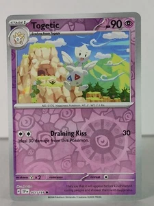 Togetic - Surging Sparks - 071/191 - Juego de cartas coleccionables Pokémon - Holograma inverso - C - Imagen 1 de 16
