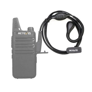 Retevis EE-K007 Ear-hook Earpiece Headsets Walkie Talkie for RT22 RT622 2PIN  - Picture 1 of 8