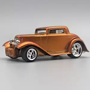 Neumáticos de goma Jada Toys '32 1932 Ford cupé diecast escala 1/64 naranja quemado - Imagen 1 de 15