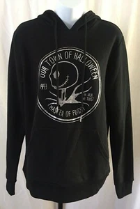 Disney Burton The Nightmare Before Christmas 25 Years Jack Black Hoodie Size XS - Picture 1 of 7