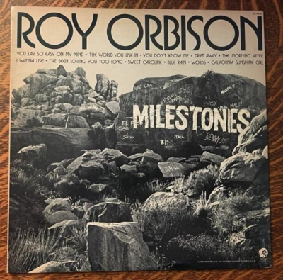12" LP~ ROY ORBISON~ 1973~ MILESTONES - Image 1 of 4